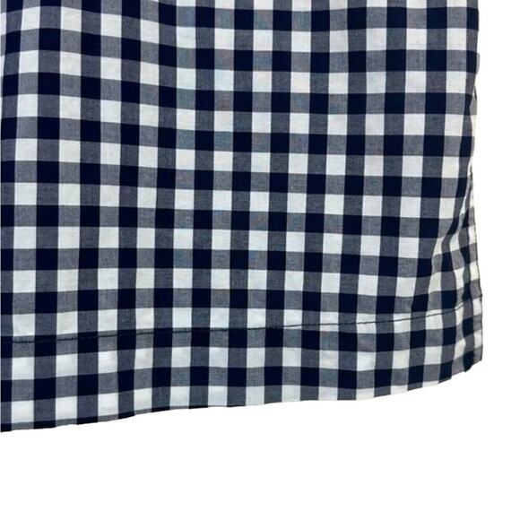 Vineyard Vines Gingham Contrasting Placket Shirt Dress Women's Size 6 Pockets Ex - Picture 11 of 12